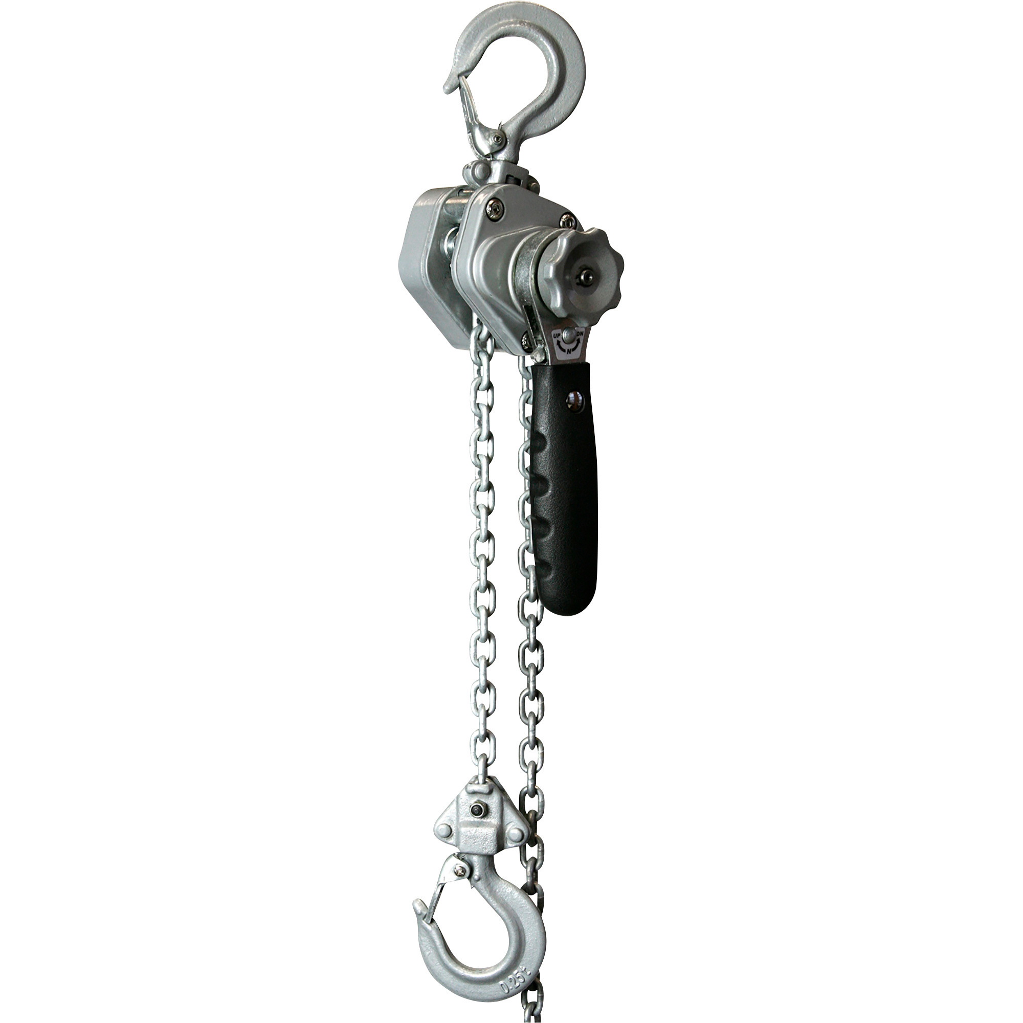 OZ Lifting Products Industrial Series Manual Lever Hoist, 1/4-Ton Capacity, 10ft. Lift, Model# OZIND025-10LH